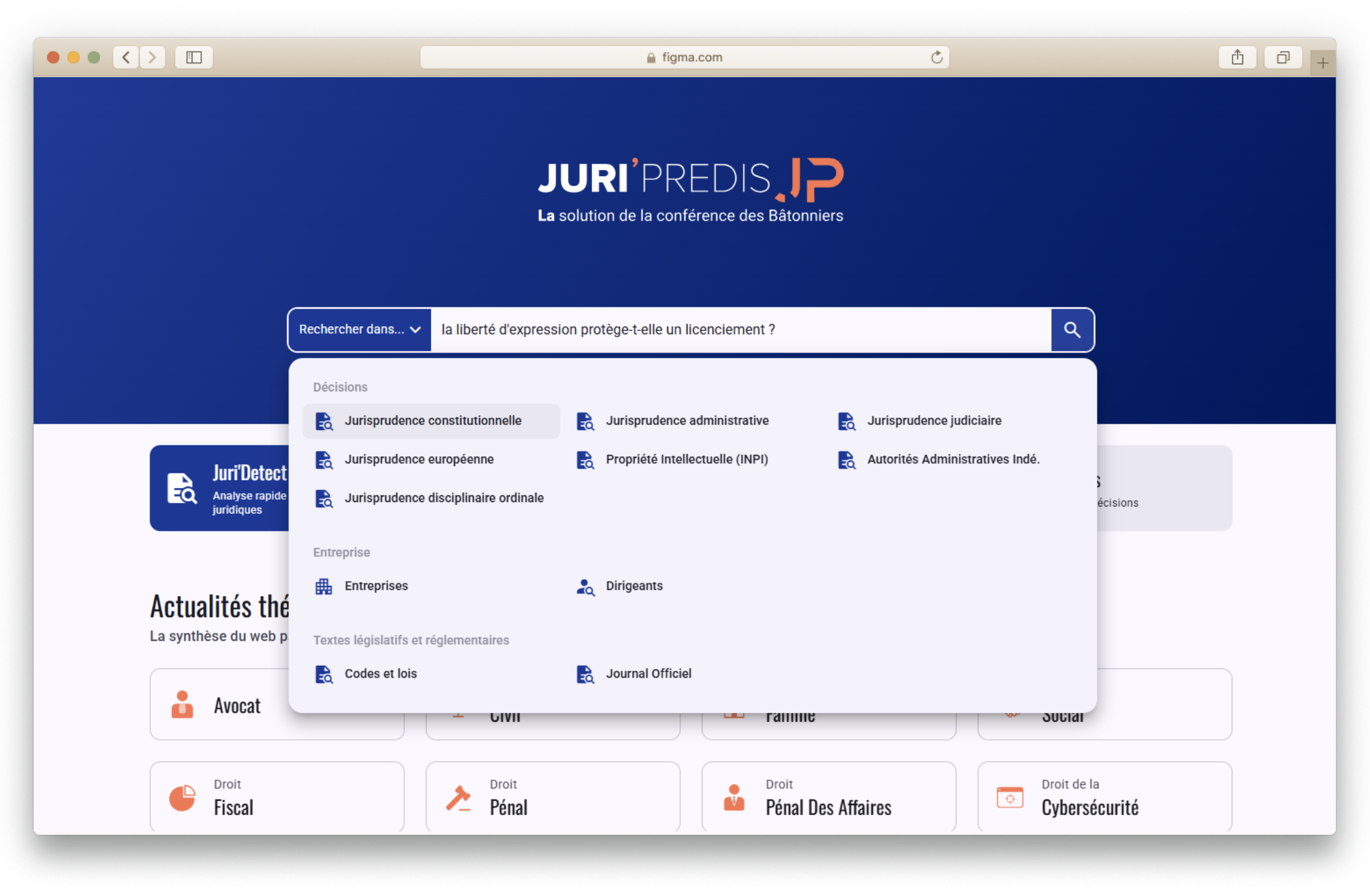 Juri'predis Recherche Jurisprudentielle